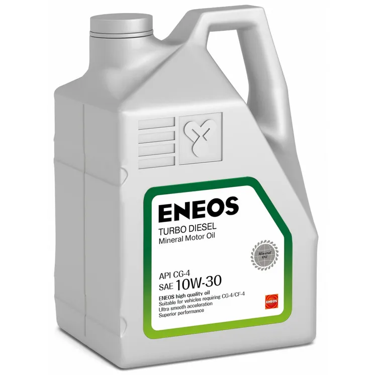 Масло моторное минеральное ENEOS Turbo Diesel 10W-30 СG-4 6л ENEOS oil1426
