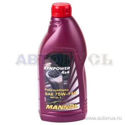 Масло трансмиссионное Mannol Synpower 4х4 GL-5 75W140 синтетическое 1 л 1300