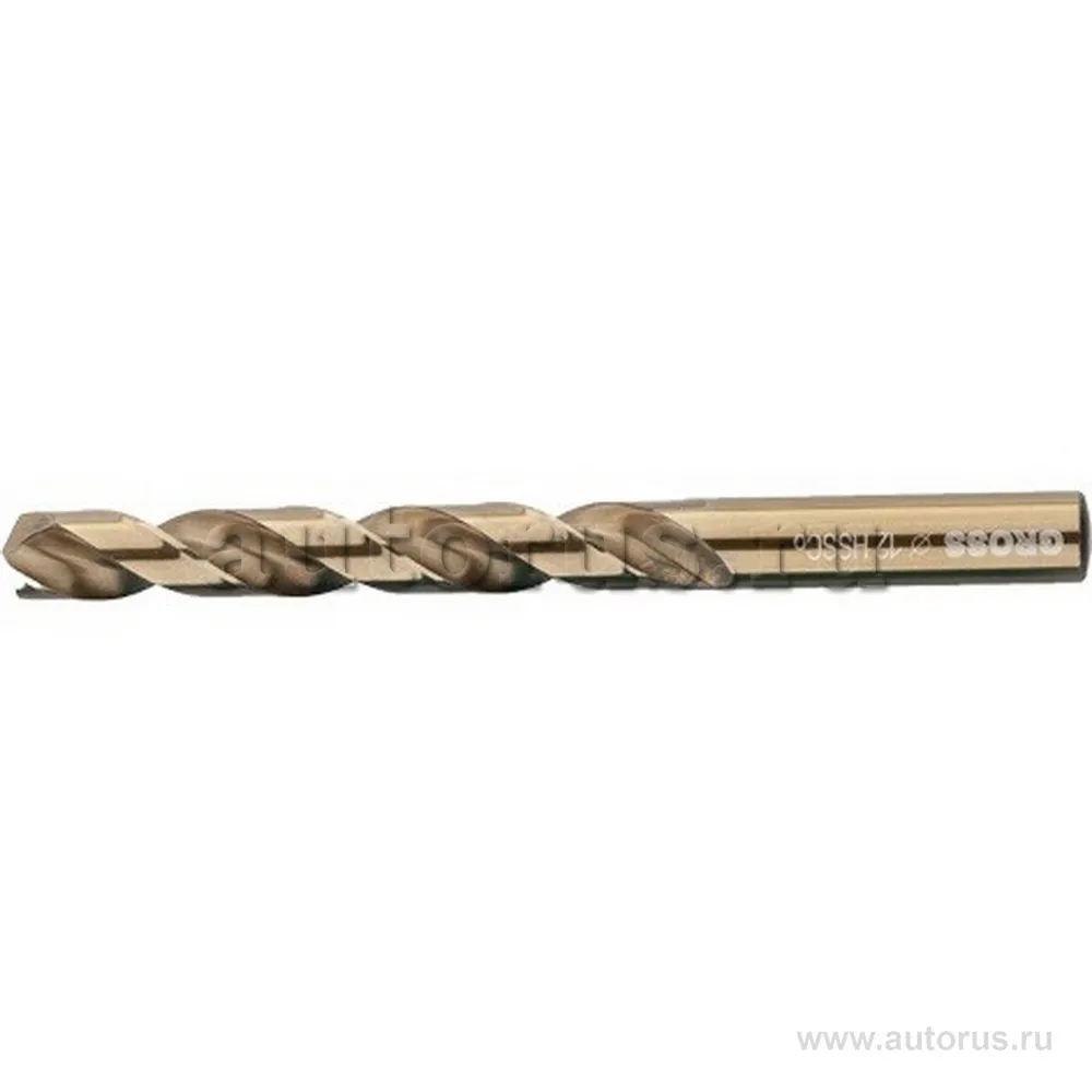 Сверло спиральное по металлу, 12 мм, HSS-Co GROSS 72354