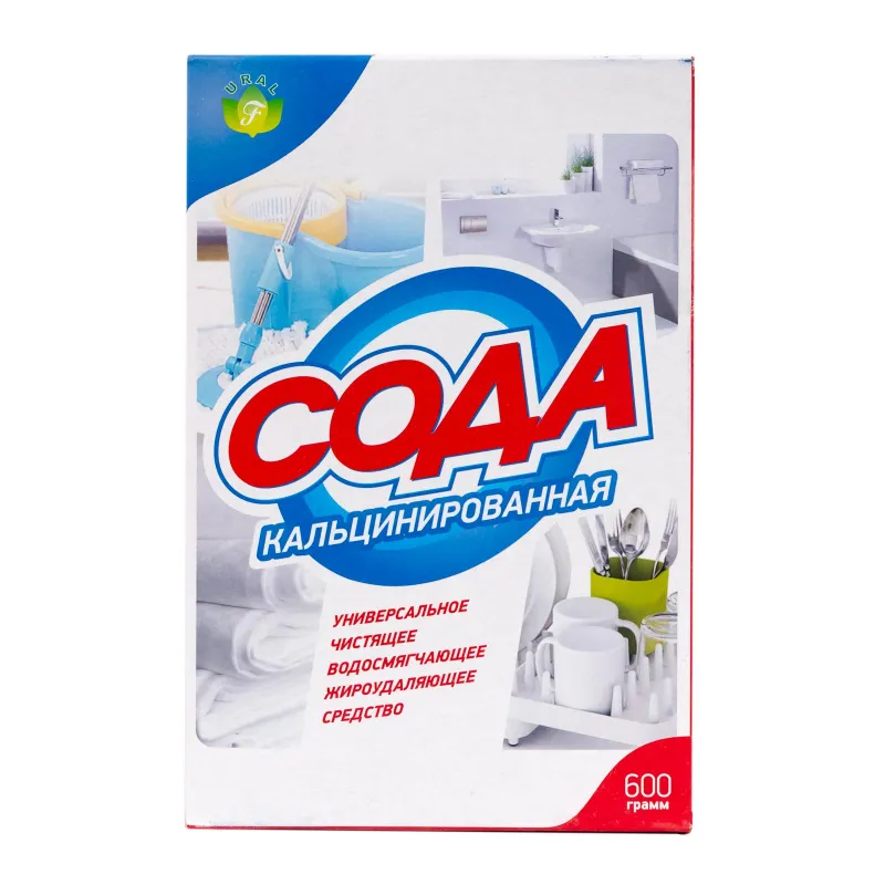 Сода кальцинированная 600 гр короб 1342551