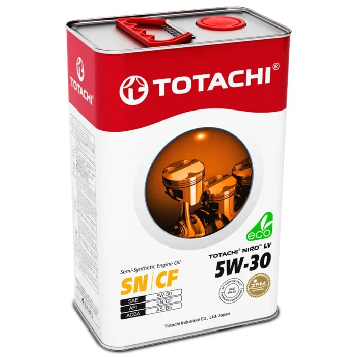 Масло моторное TOTACHI LV Semi-Synthetic 5W-30 полусинтетическое 4 л 4589904922015