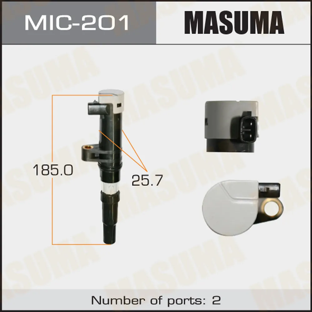 Катушка зажигания 1.6 K4M G15 ALMERA 2013- MASUMA MIC201