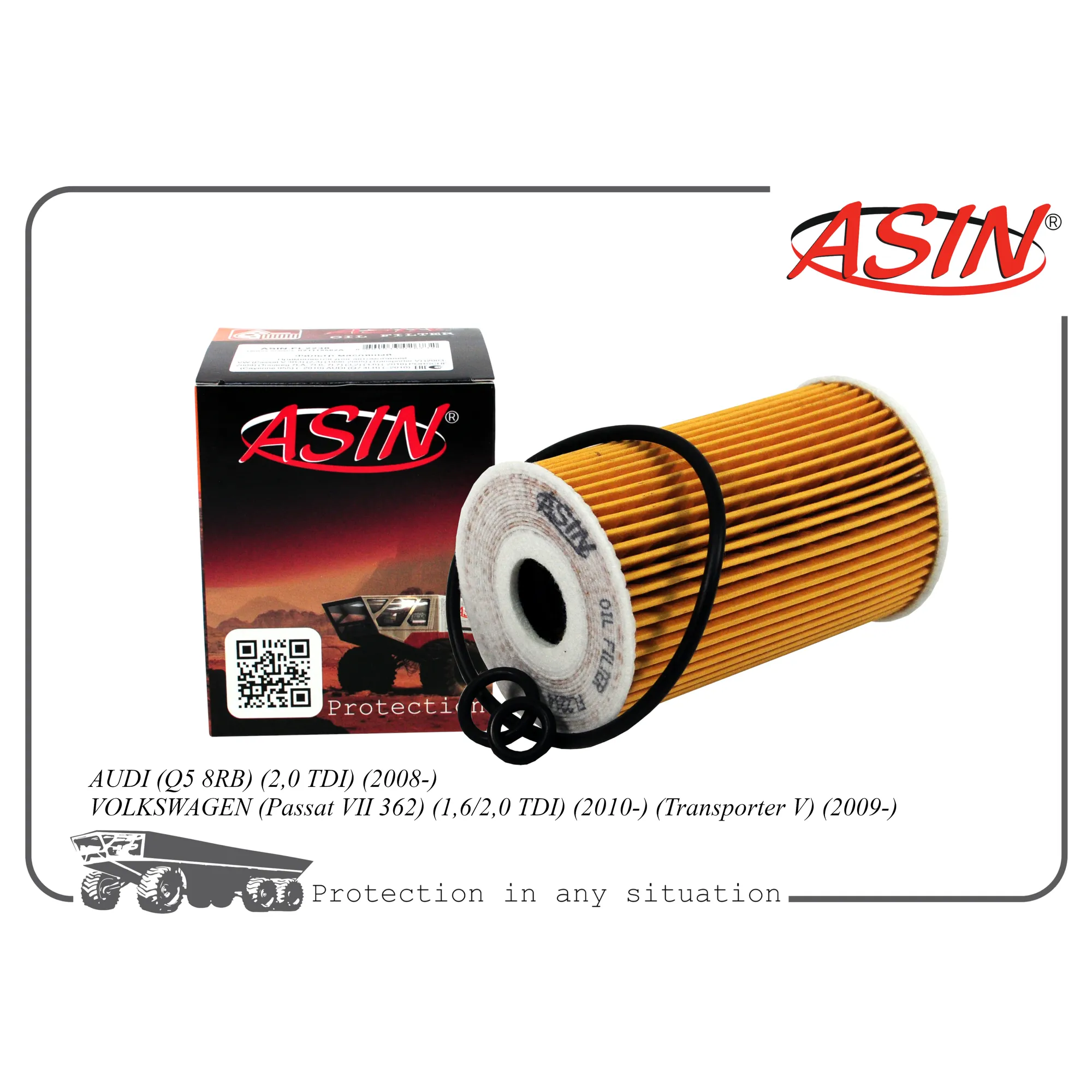 Фильтр масляный 03L 115 562/ASIN.FL2214 ASIN ASIN ASINFL2214