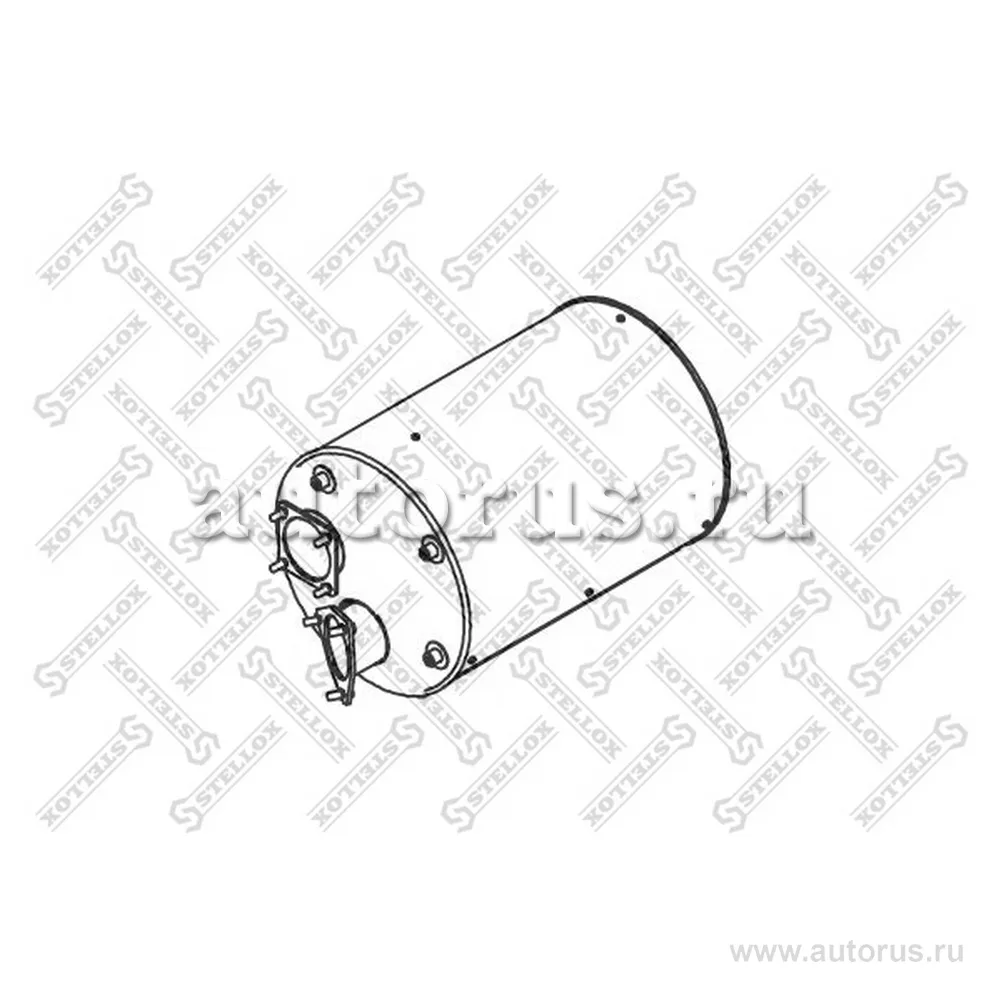 Резонатор глушителя DAF F95 STELLOX 8203083_SX