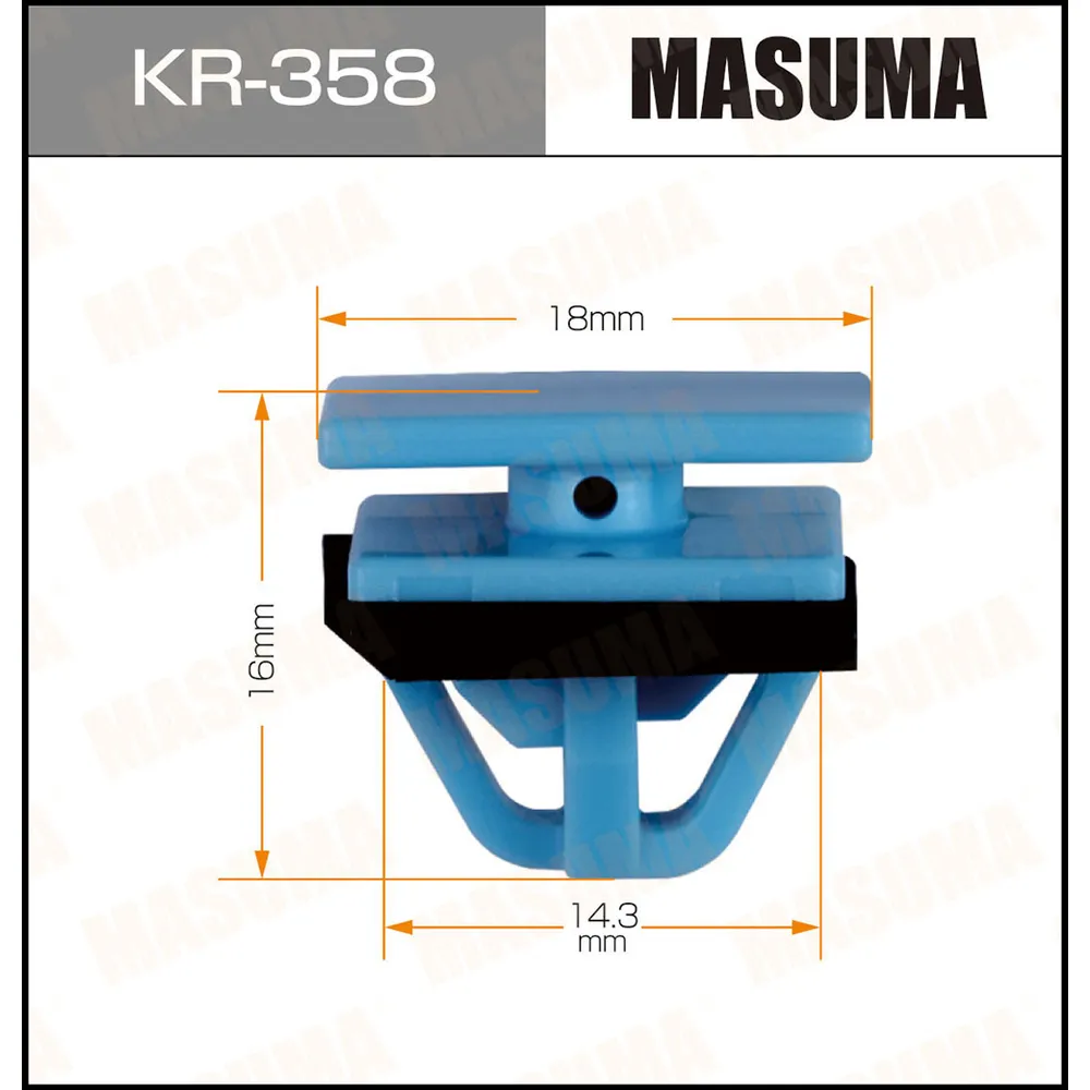 Клипса KIA SELTOS 19- MASUMA KR358