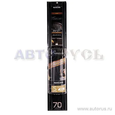 Шторка на боковое стекло высота S 32-37 см длина 70 см черная 2шт AUTOLAND PREMIUM 1701331-173 BK