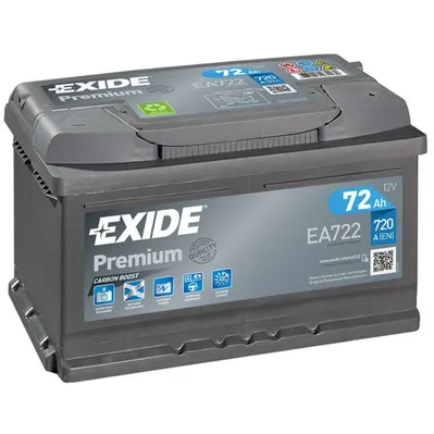 Аккумулятор EXIDE PREMIUM 72 А/ч обратная R+ 175x175x278 EN720 А
