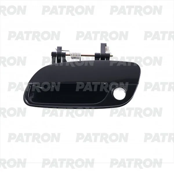 Ручка двери наружн передн лев Hyundai Elantra 01-06 (черн) PATRON P200193L