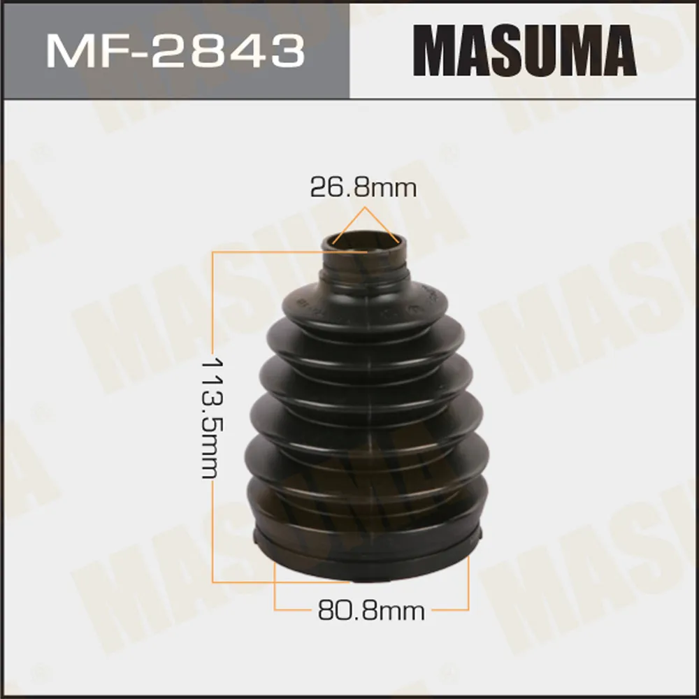 Пыльник ШРУСа (пластик + спецхомут) MASUMA MF2843