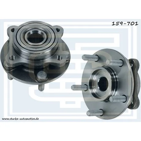 Ступица передняя MITSUBISHI LANCER VIII-IX --07.2005 STARKE 159-701