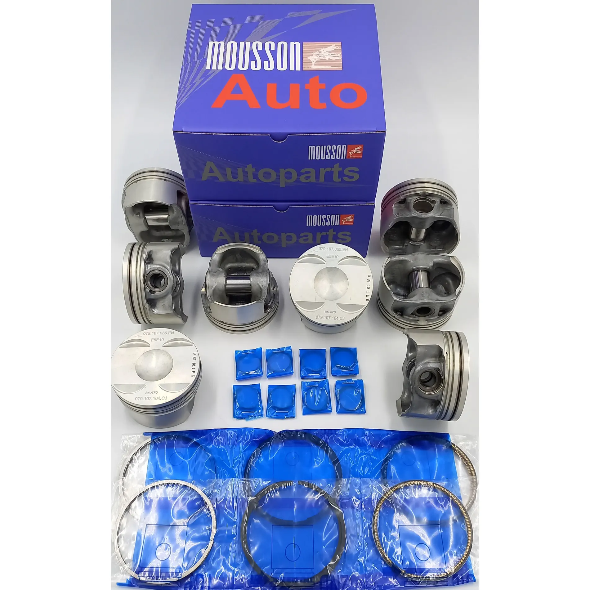 Поршень кольца комплект VW 4.0 EA824 22 mm на 1 цилиндр MOUSSON SPR40EA82422STD