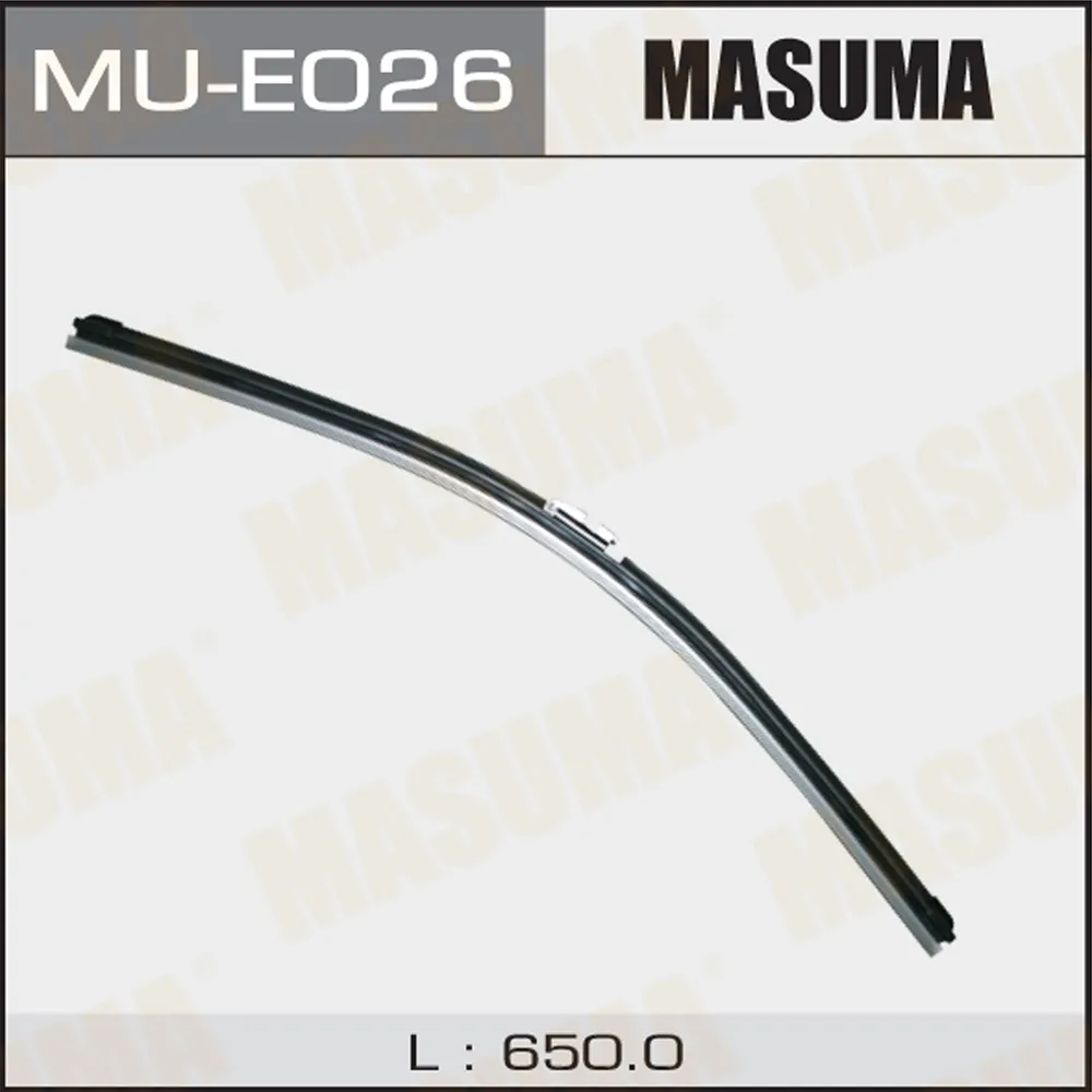 Щетка стеклоочистителя 650 мм бескаркасная 1 шт MASUMA Flat Wiper Blade MU-E026