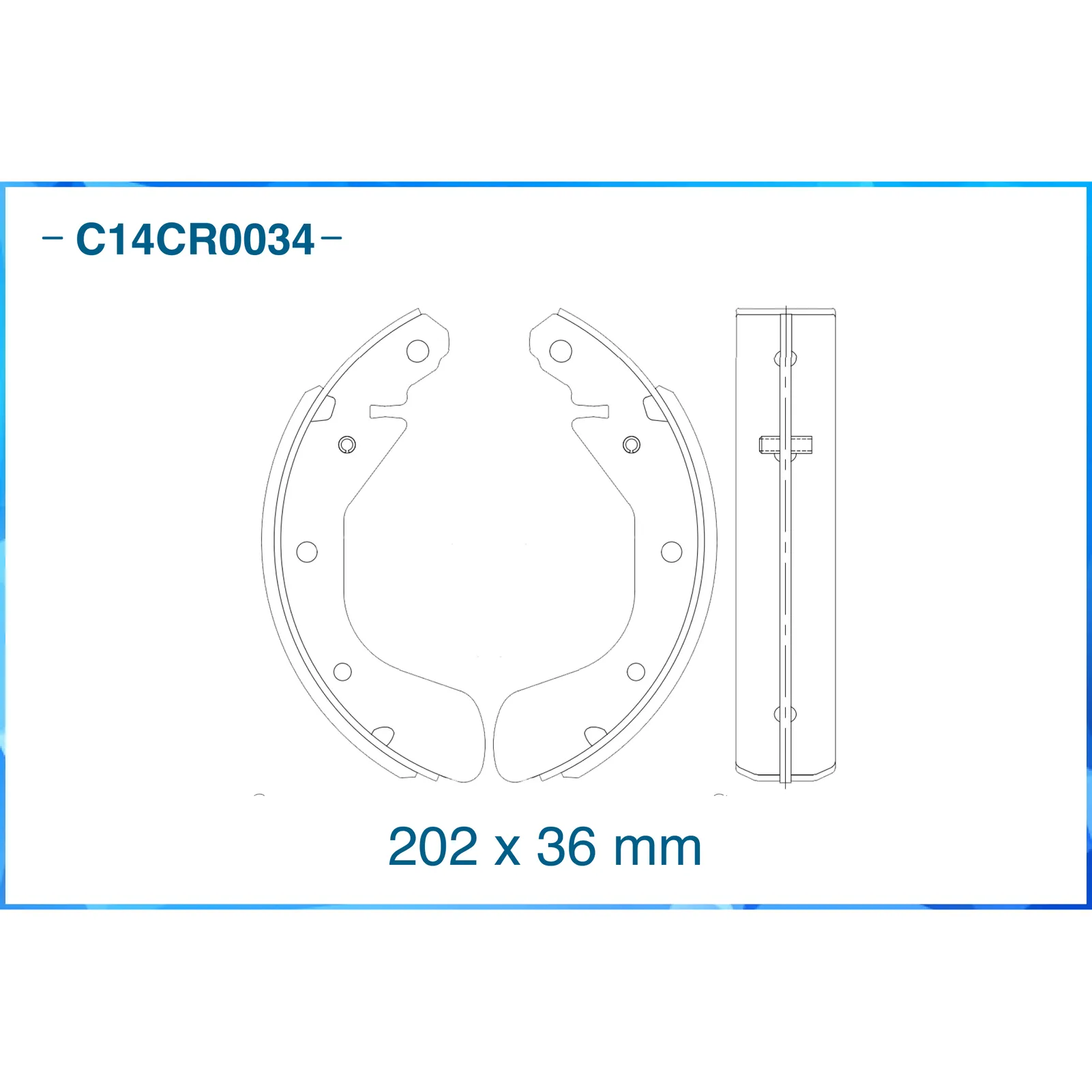Колодки задние