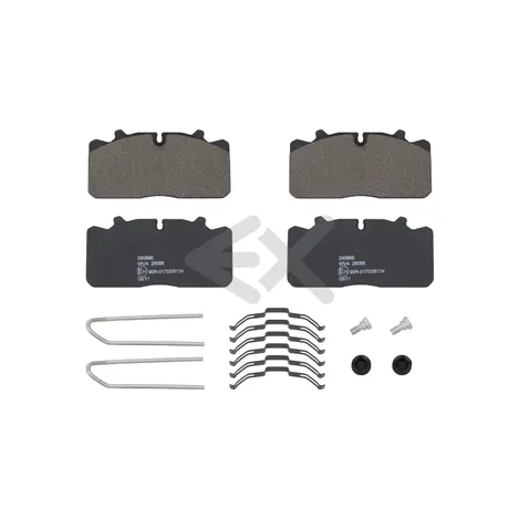 Колодки тормоза дискового WVA 29088 MAN, RVI, Daf, с монтажным комплектом EXOVO 29088E