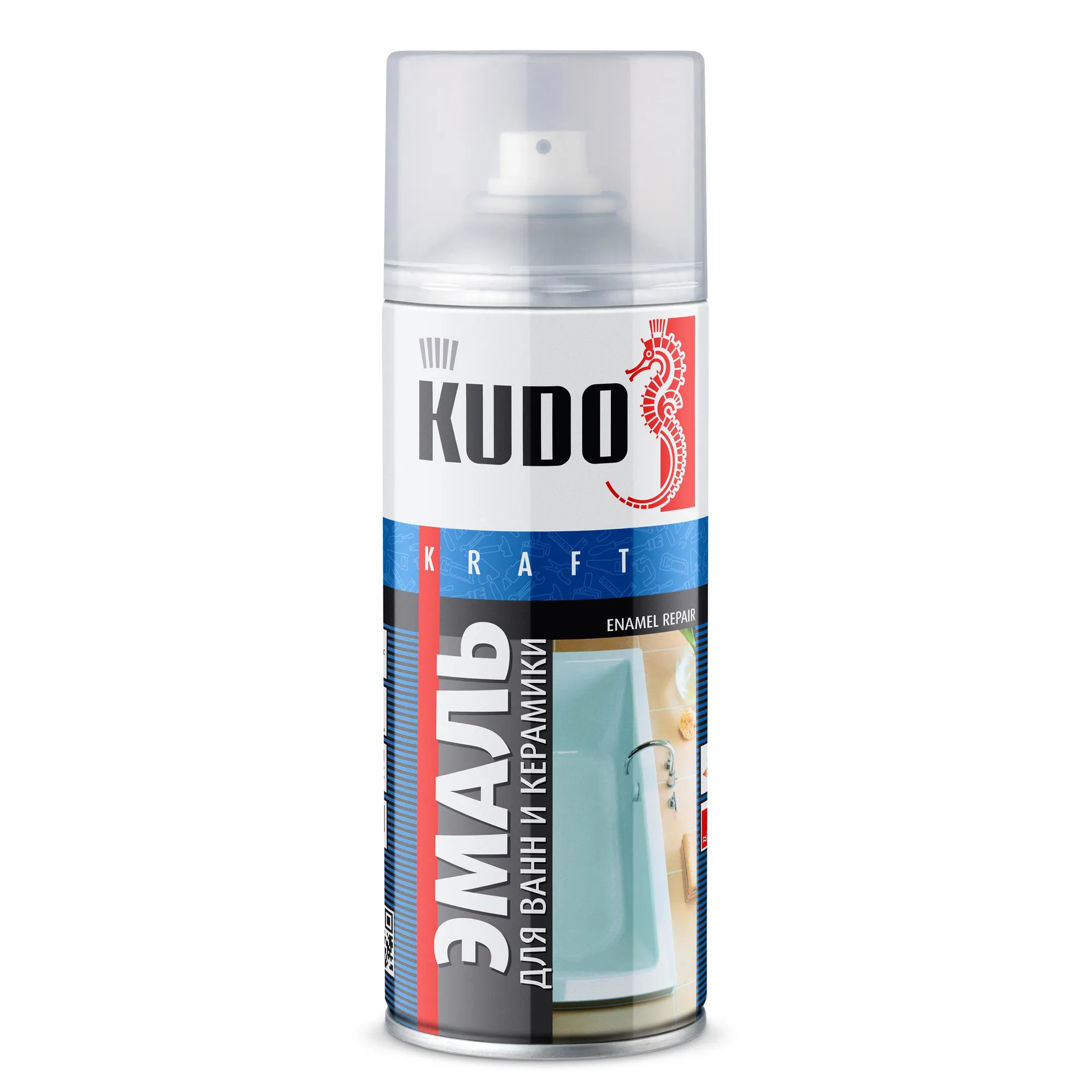 Эмаль для ванн белая 520vk KUDO KU1301
