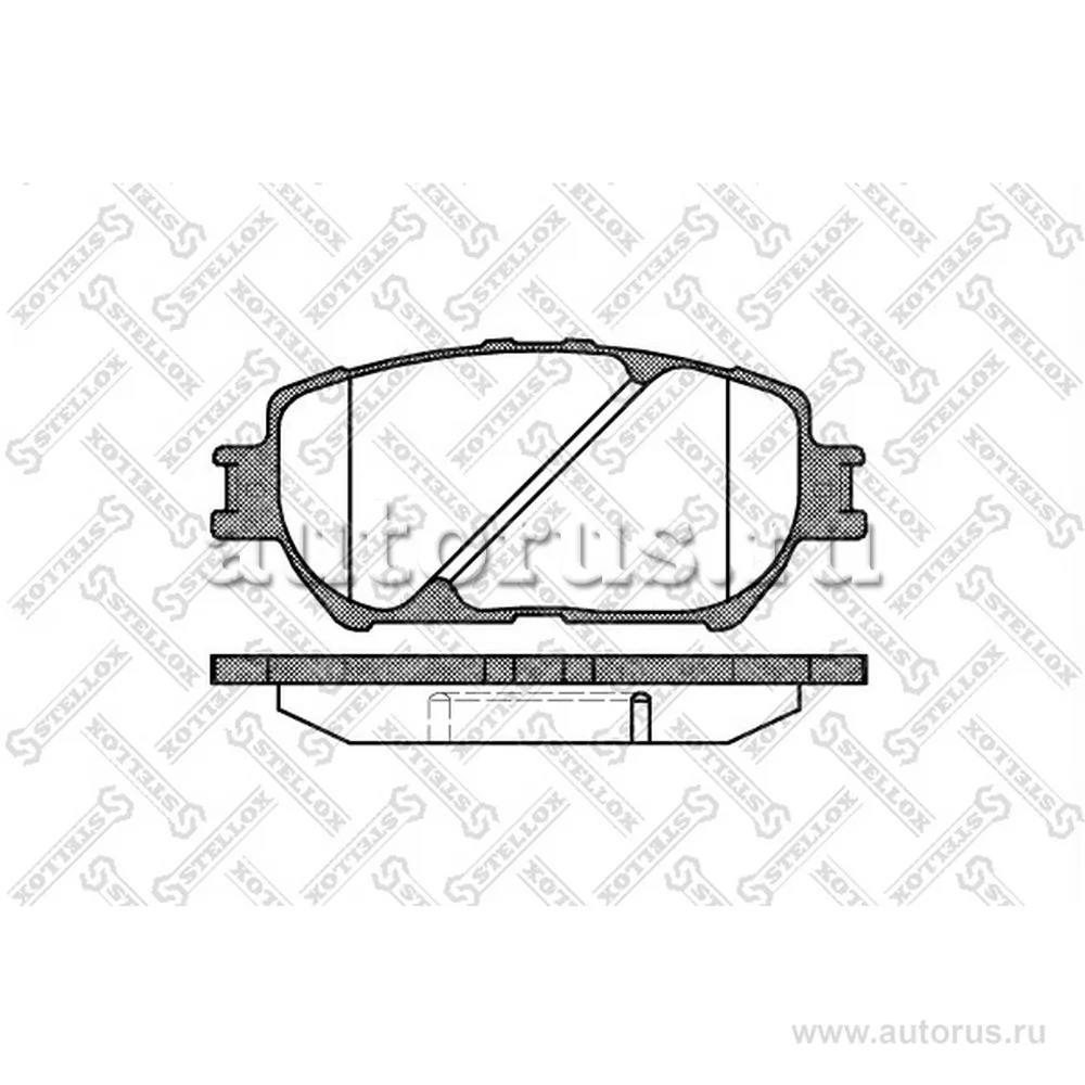 Колодки дисковые п. Toyota Camry 2.4WT-i/ STELLOX 895 000-SX