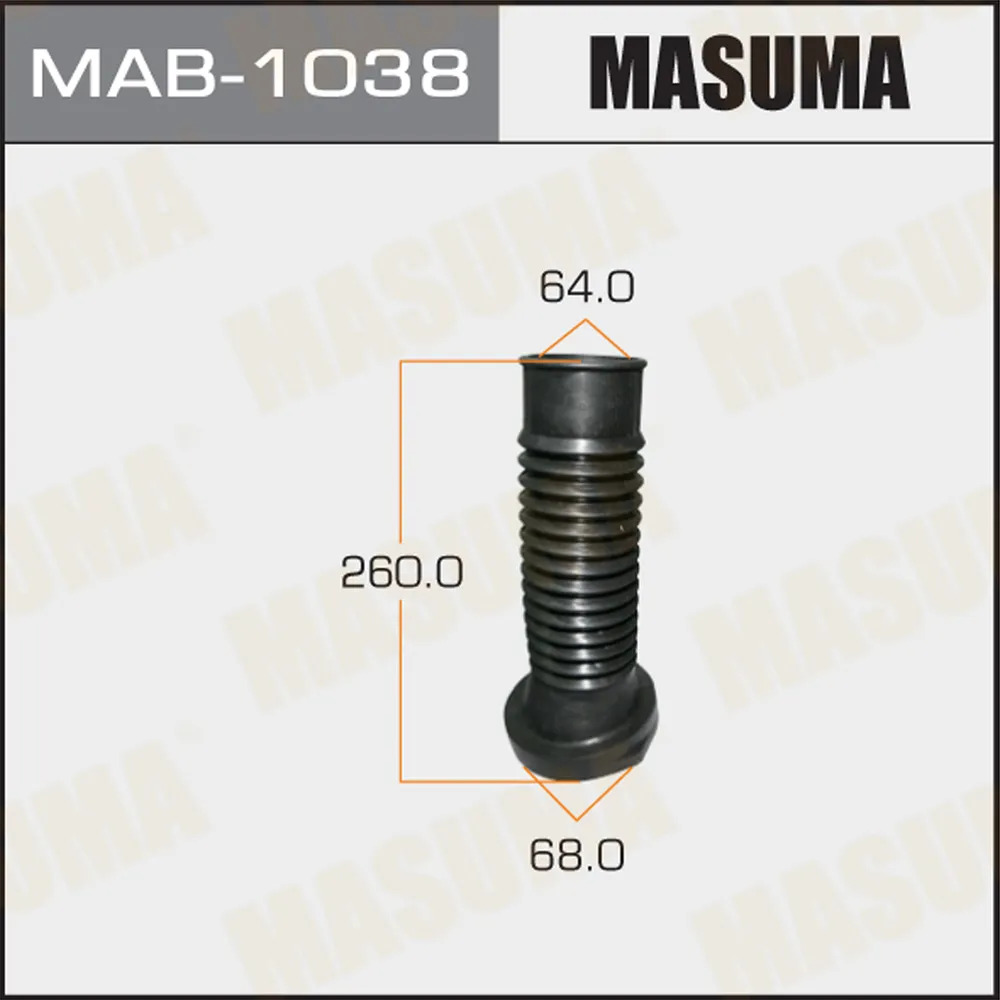 Пыльник амортизатора заднего правого toyota camry sxv10 vcv10 91-95 MASUMA MAB1038