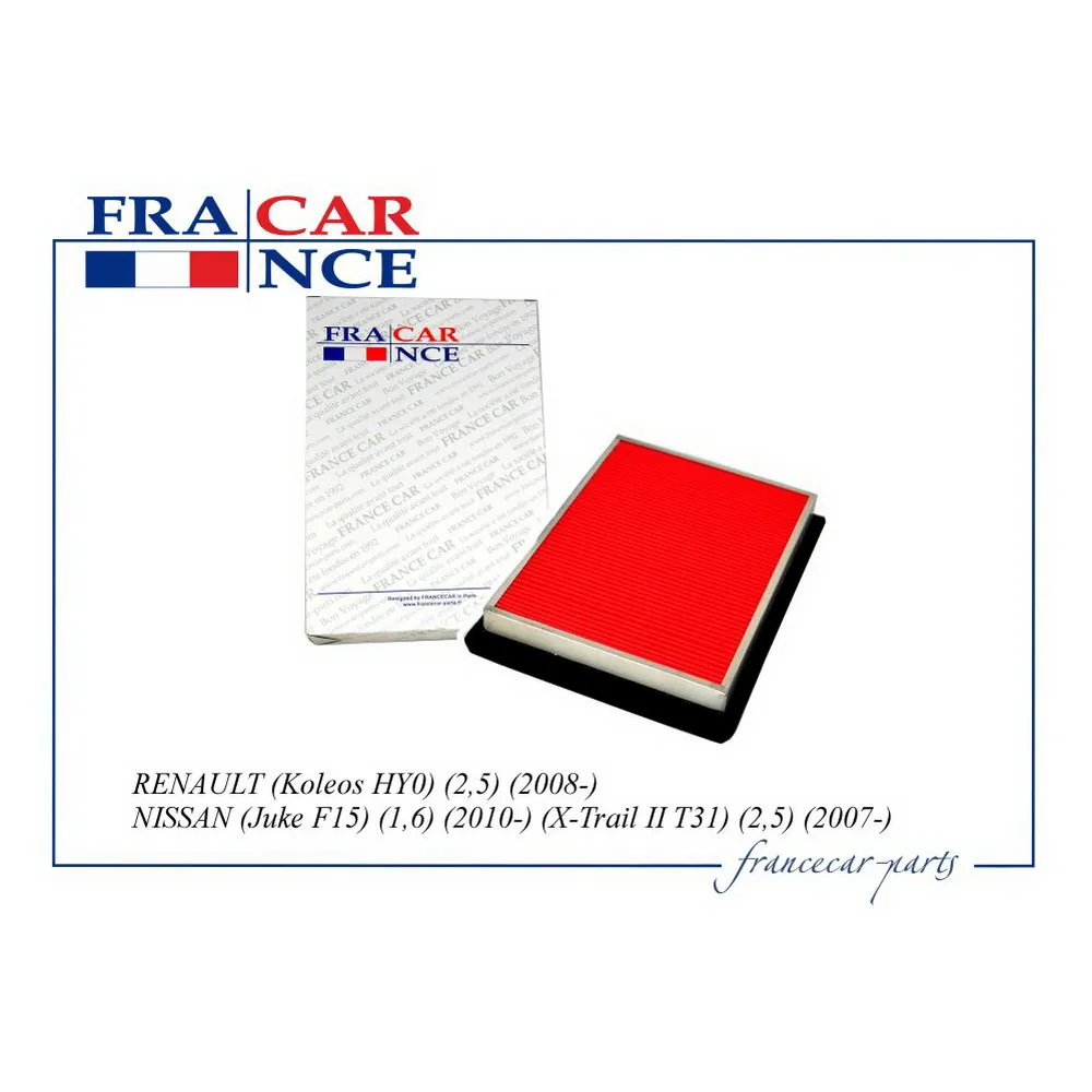 Фильтр воздушный 1654630P00 FCR210135 (Koleos) FRANCECAR