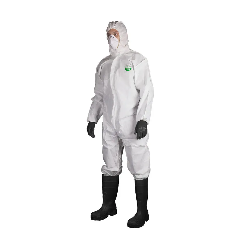 Комбинезон одноразовый защитный с капюшоном SafeGard76 белый р-р М (ES428) 830181