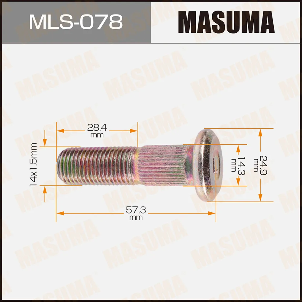 Шпилька для грузовика MASUMA OEM_40223-J0101 Nissan MASUMA MLS078