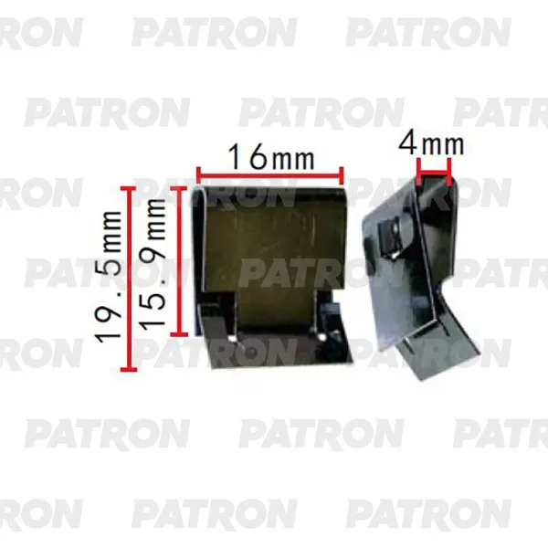 Скоба крепежная Применяемость: Скоба Audi PATRON P372276