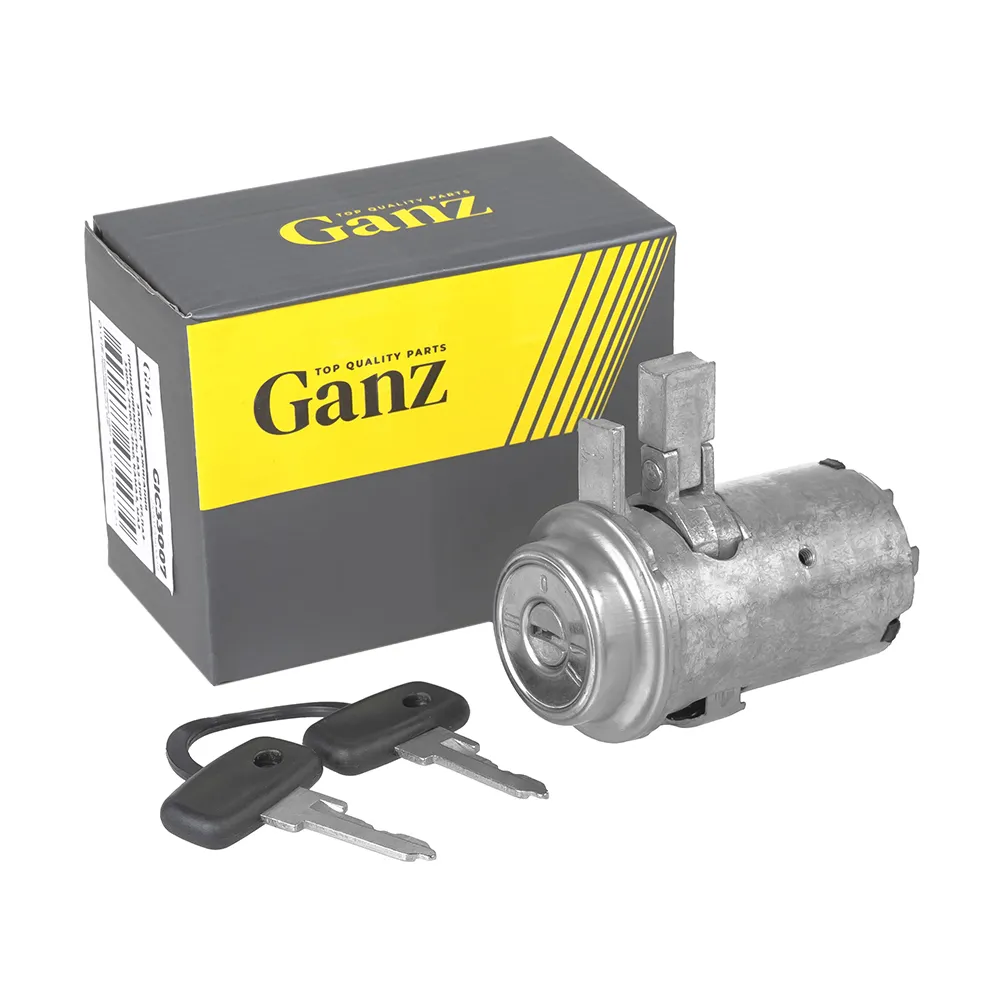 Замок зажигания для ВАЗ-2101-07,паз-3205,г-2410,м-2140, КАМАЗ (евро) , GANZ GIC33007