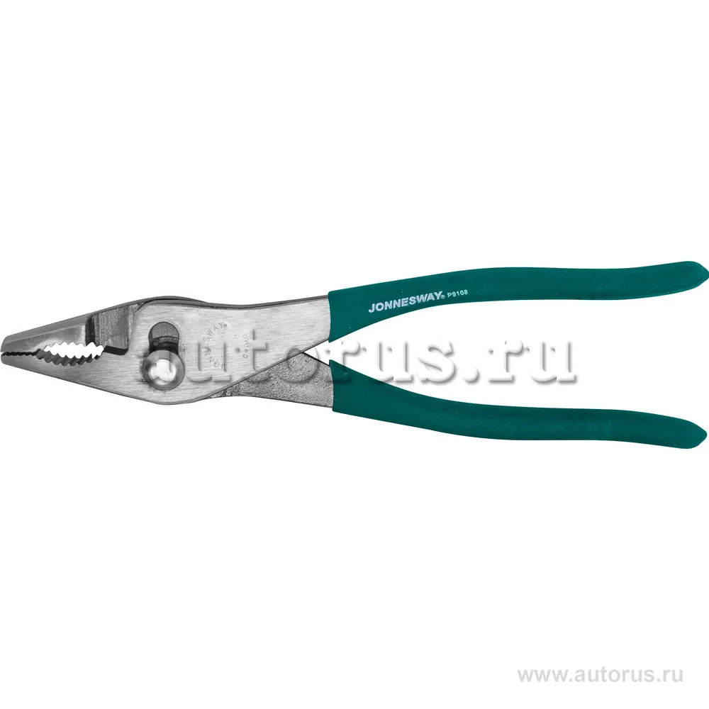 Пассатижи переставные 8 CR-MO, скрытая пружина JONNESWAY P9108