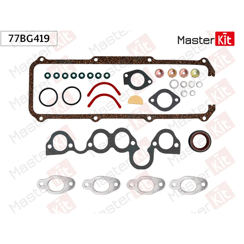 Комплект прокладок ГБЦ VW GOLF II (19E, 1G1) RA,SB MASTERKIT 77BG419