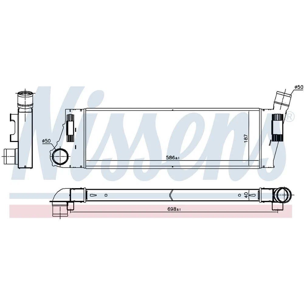 Интеркулер NISSENS 96728