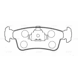 Тормозные колодки CTR CKS-10