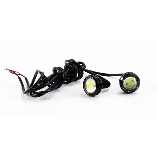 Ходовые огни DRL-YY-3W (мет.корп.точечные,22 мм )2шт НПП ОРИОН
