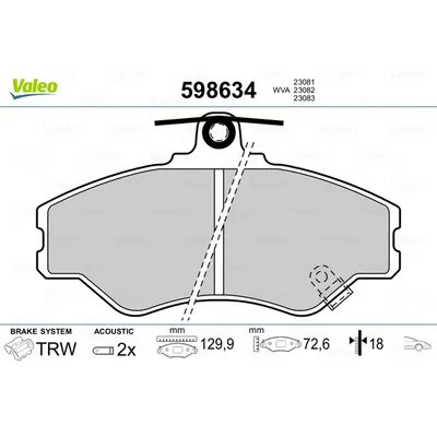 Колодки тормозные HYUNDAI H100/PORTER передние