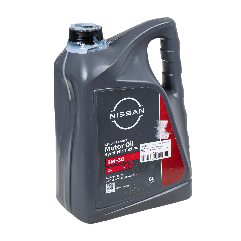 Масло моторное NISSAN DPF 5W-30 синтетическое 5 л УЦЕНКА! KE900-90043R-N2