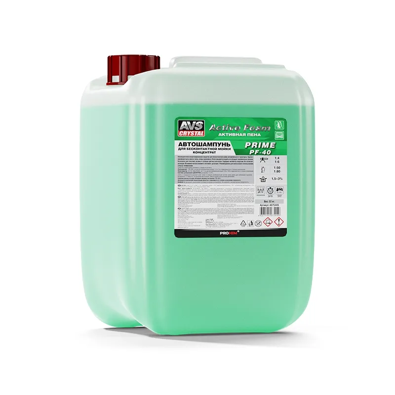 Автошампунь для б/к мойки AVS Active Foam 14-6 PF-40 PRIME 22 кг AVS A07544S