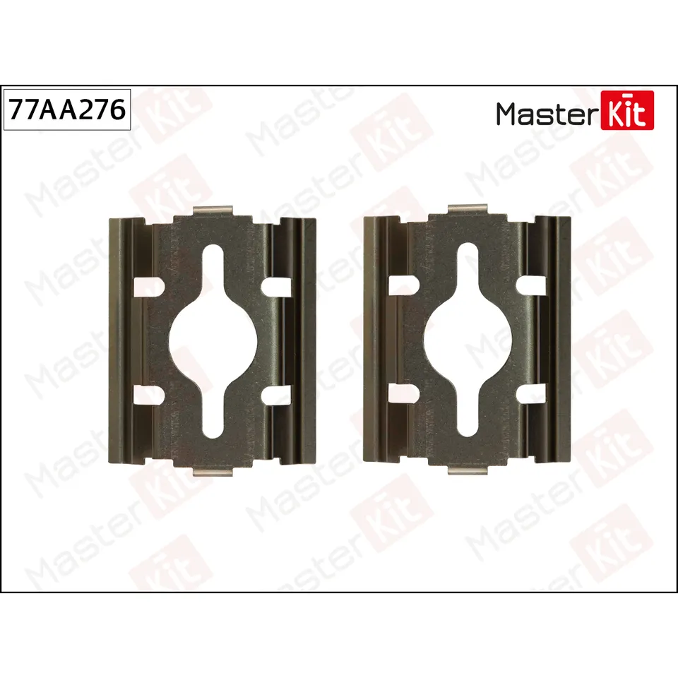 Комплект установочный тормозных колодок Fiat DUCATO (230_) 1994 - 2002 MASTERKIT 77AA276