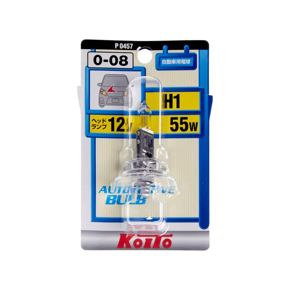 Лампа 12V H1 55W P14,5s KOITO 1 шт. блистер P0457