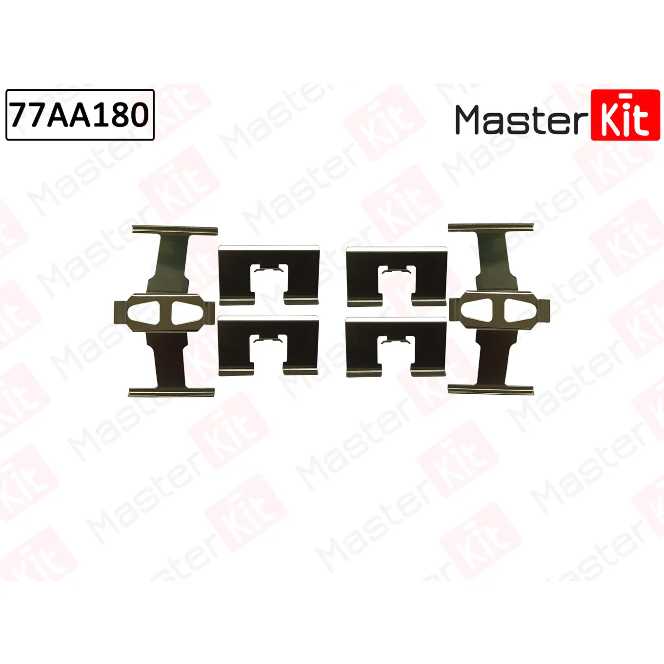 Комплект установочный тормозных колодок Honda ACCORD V (CC, CD) 1992 - 1997 MASTERKIT 77AA180