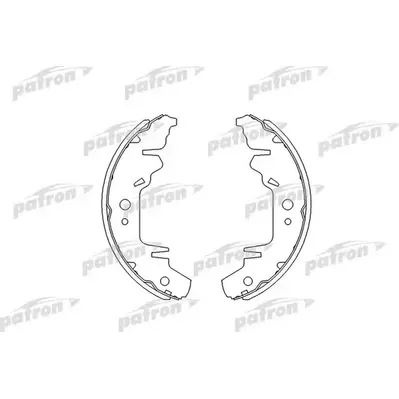 Колодки тормозные барабанные CHRYSLER: CARAVAN 95-00, VOYAGER II 95-01, VOYAGER PATRON PSP568