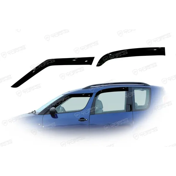 Дефлектора на окна Skoda Roomster 2006EuroStandard деф.окон Cobra Tuning SE20606