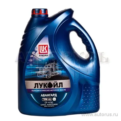 Масло моторное Лукойл Авангард CF-4/SG 10W-40 полусинтетическое 5 л 19306