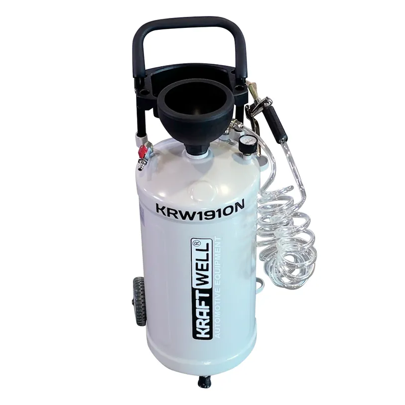 Нагнетатель масла мобильный, с пневмоприводом KraftWell KRW1910N