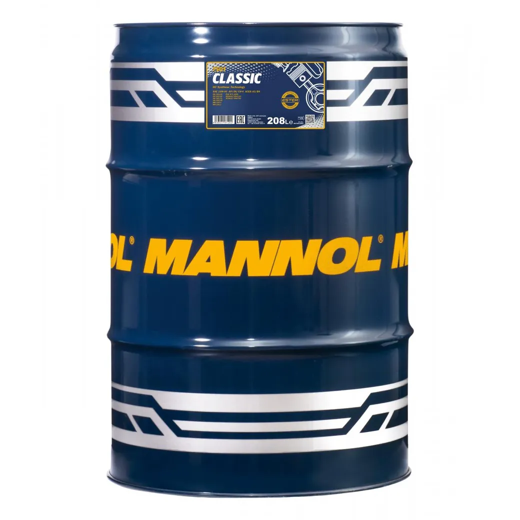 Масло моторное MANNOL Classic 10W-40 полусинтетическое 208 л 1104
