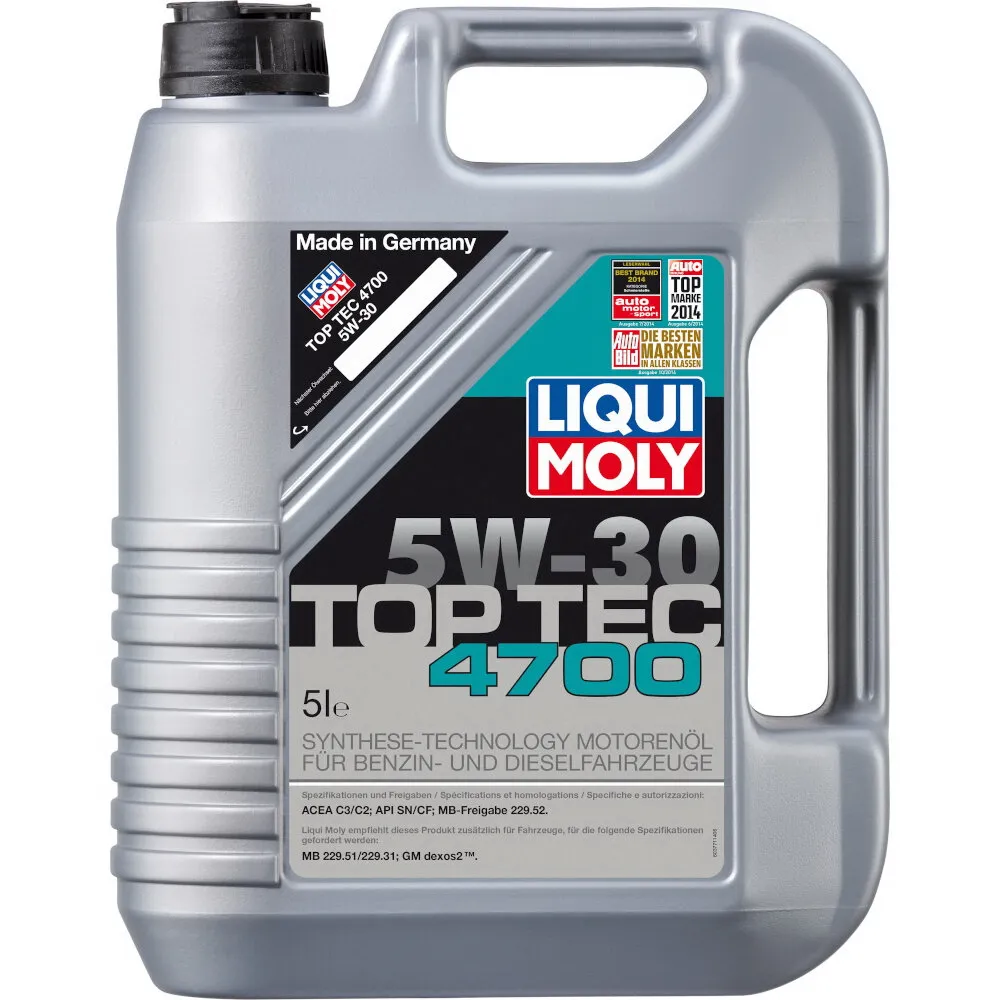 Масло моторное Top Tec 4700 5W-30 CF/SN C2/C3 (5л) LIQUI MOLY 3771