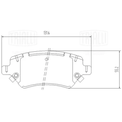 Колодки торм. для а/м Kaiyi E5 (23-)/Chery Arrizo 7 (23-) диск. перед. (PF 4411) TRIALLI PF4411
