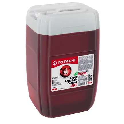Антифриз TOTACHI Super LLC Red G12+ готовый -50C красный 20 л 4589904520822