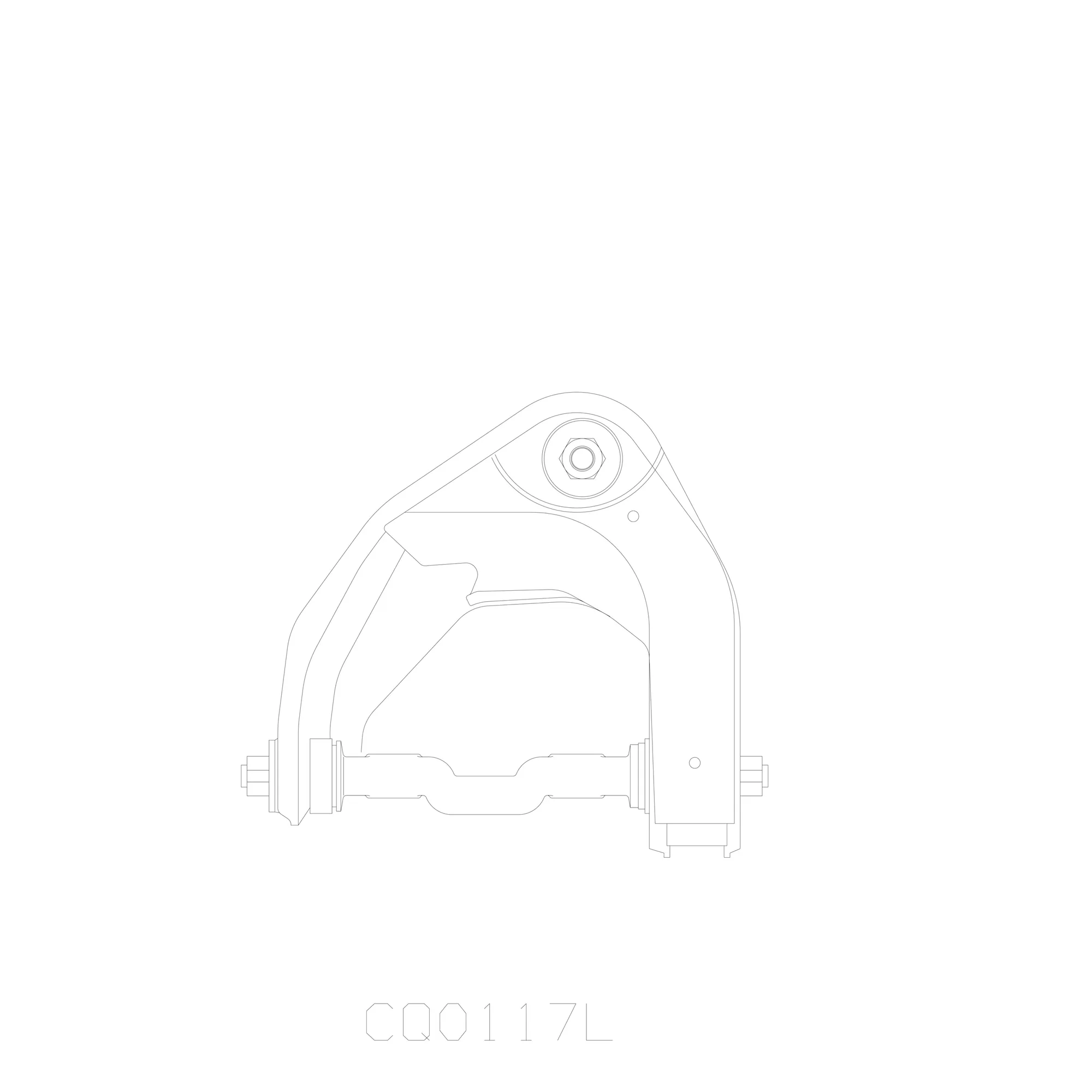 Рычаг подвески HYUNDAI Starex 1997 ~ 2007 / Starex 2007 ~ / H1 19 CTR CQ0117L