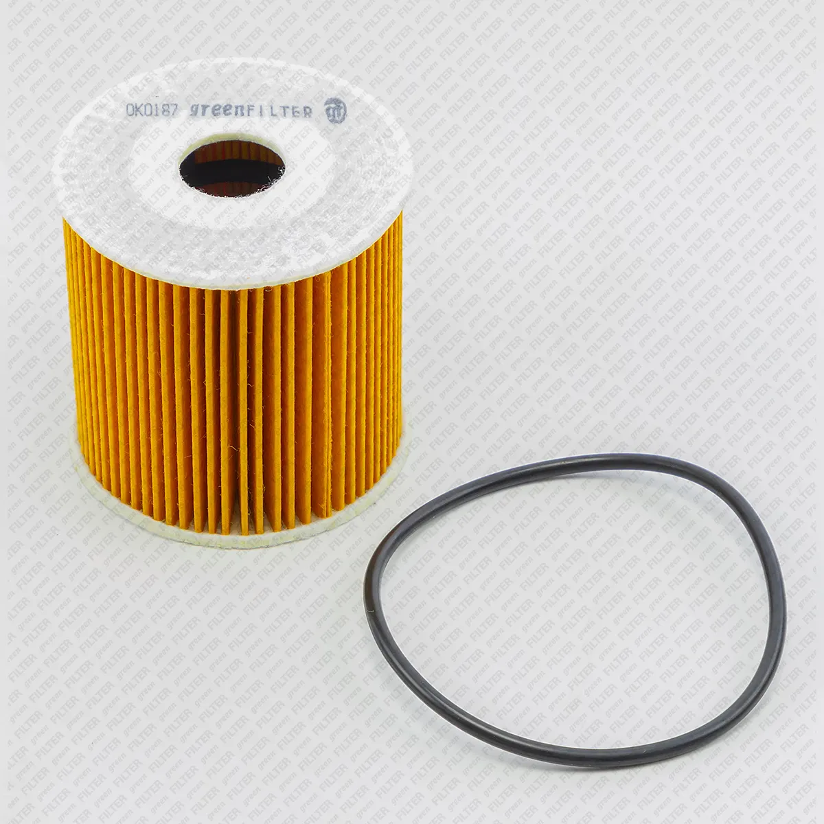 Фильтр масляный [Картридж] NISSAN Almera/Pick Up/Primera/X-trail 01-> GREEN FILTER OK0187