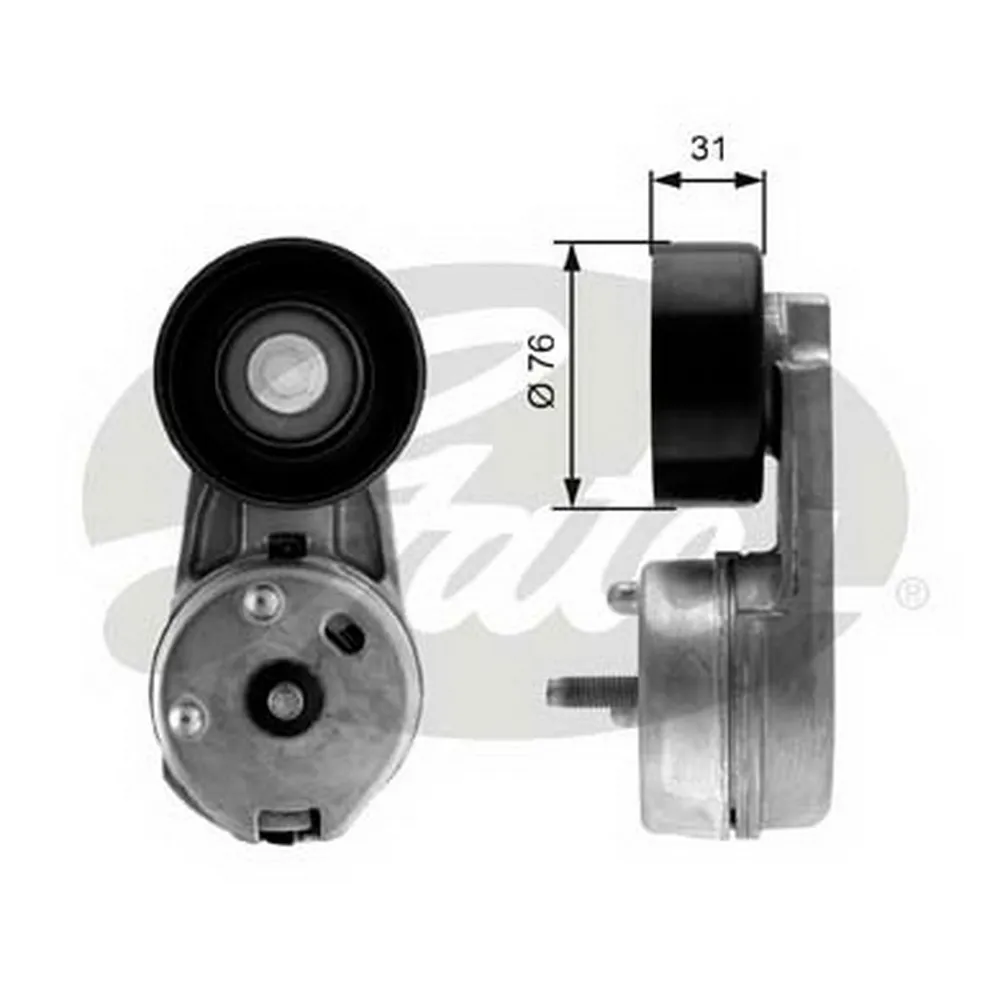 Натяжитель руч.ремня с роликом GATES T38279