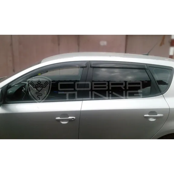 Дефлектора на окна Kia Ceed I Hb 5d 2007-2012 деф.окон Cobra Tuning Cobra tuning K10407