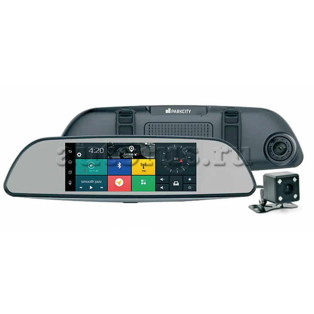 Зеркало с видеорегистратором ParkCity DVR HD 900,HD,2 камеры, Wi-Fi, 3G, Android 5.0